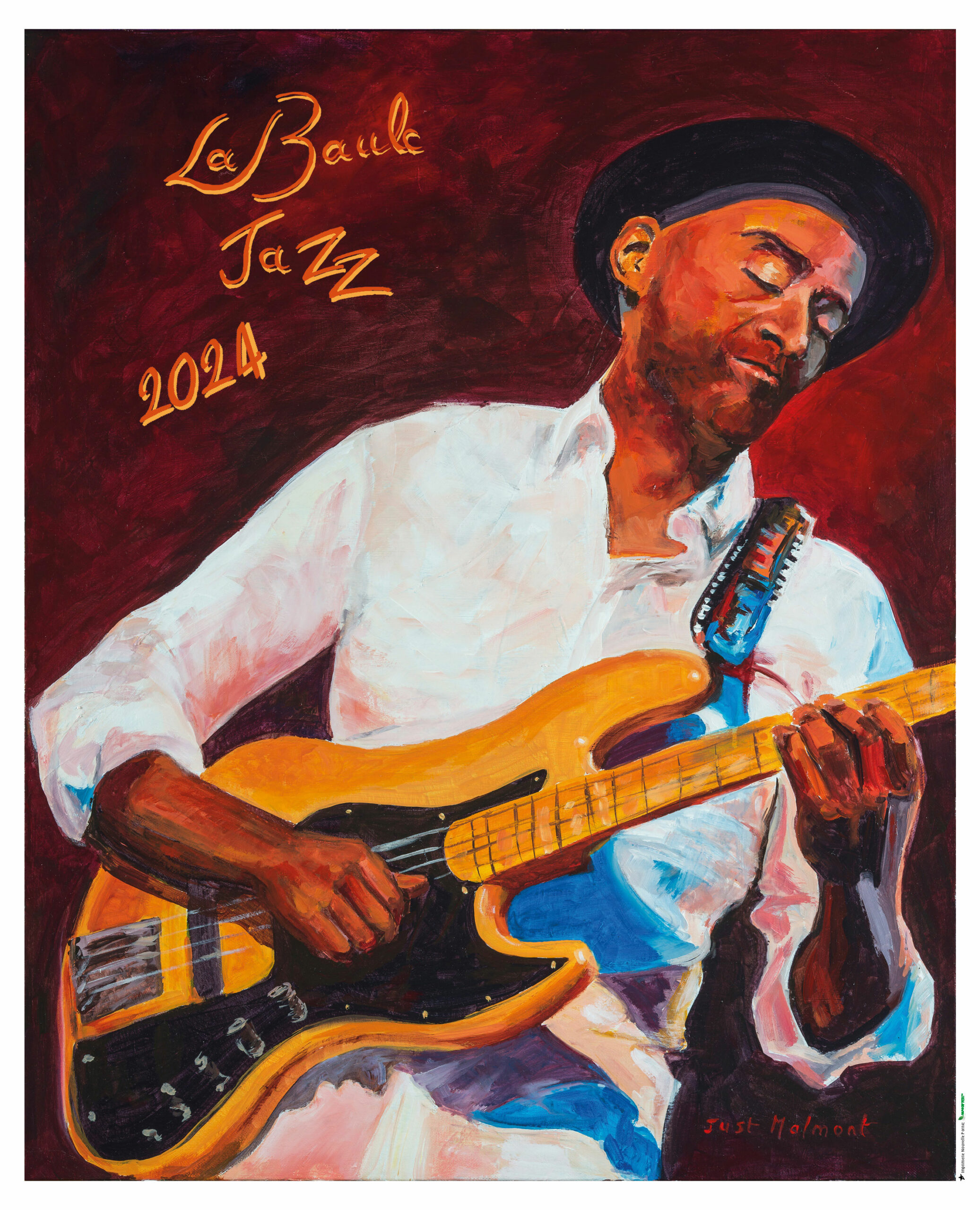 Affiche 2024 La Baule Jazz Festival - Marcus Miller